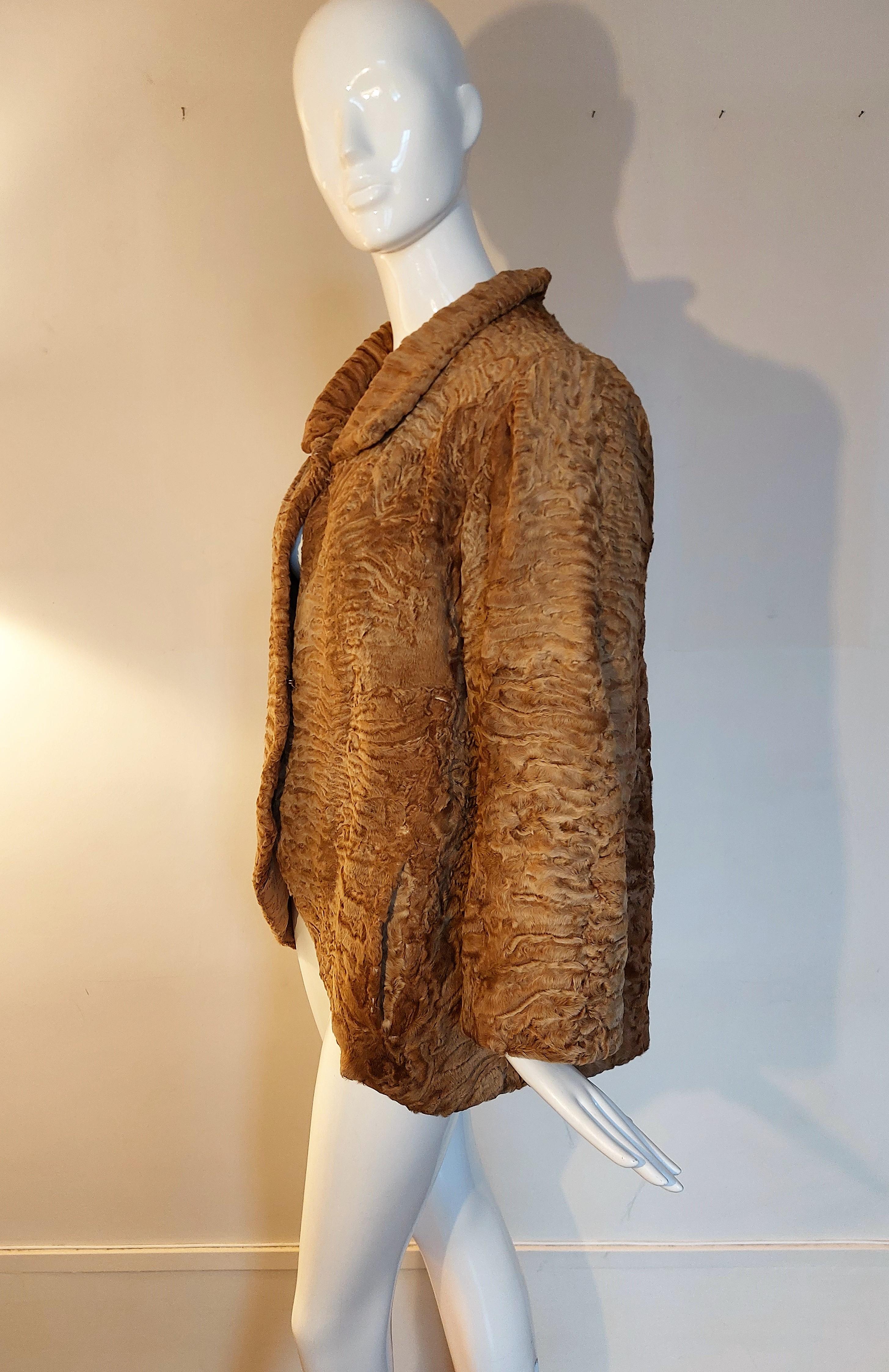 Fendi Alta Moda Fronta Roma by Ciwifurs Leather Fur Animal  Leopard Brown Coat 2