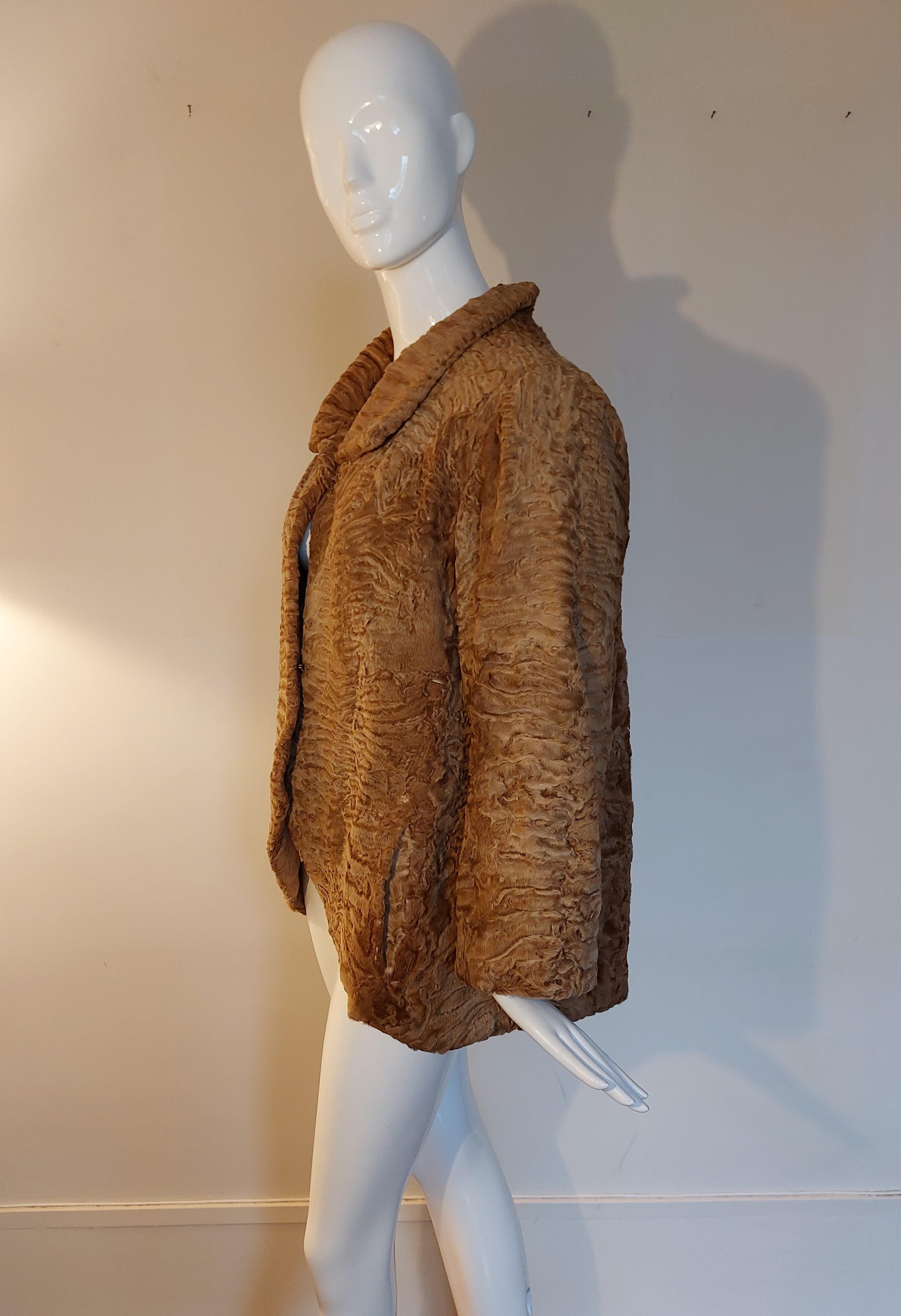 Fendi Alta Moda Fronta Roma by Ciwifurs Leather Fur Animal  Leopard Brown Coat 3