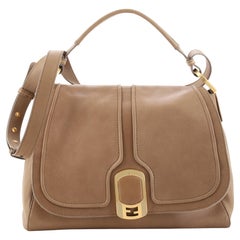 Fendi Anna Flap Bag Leather