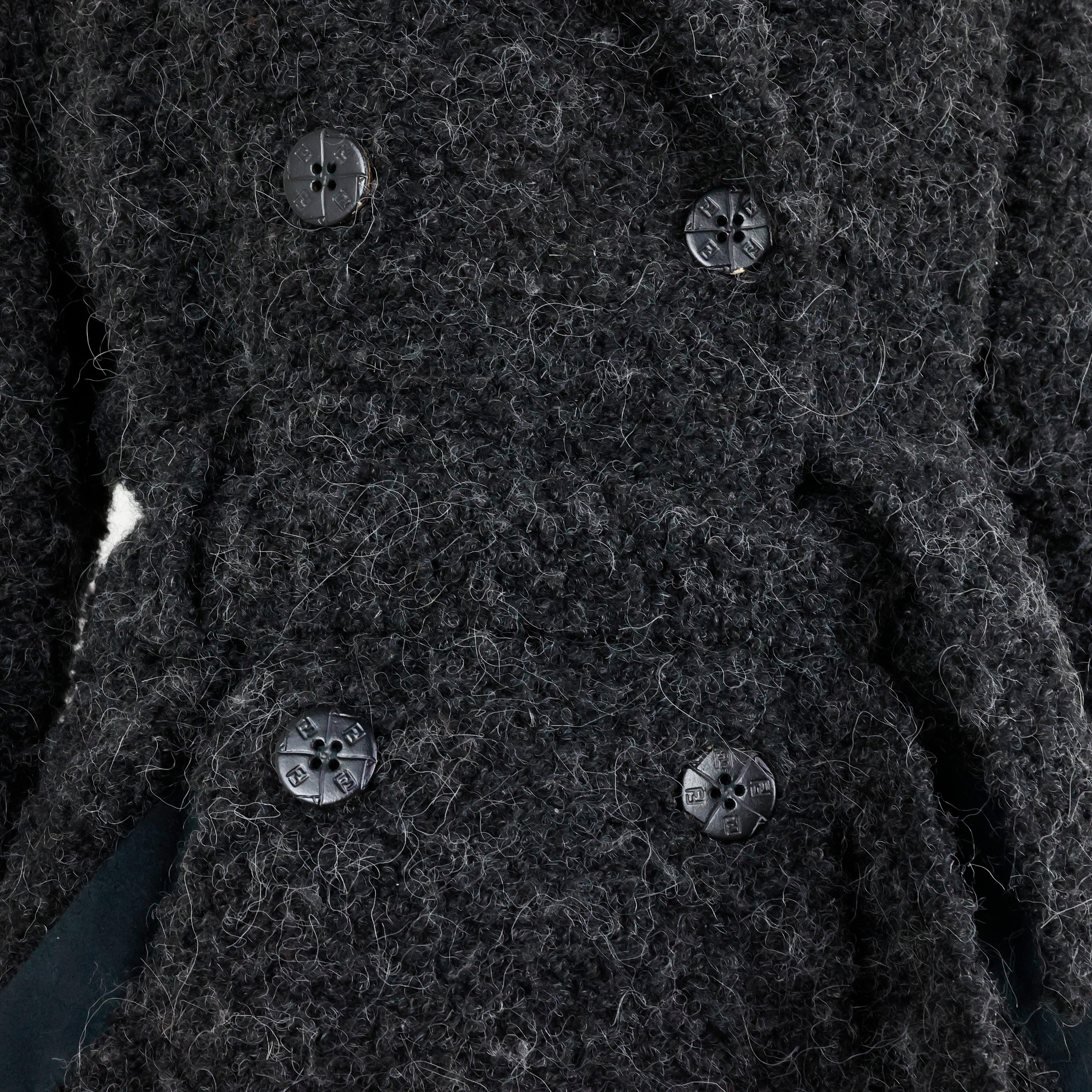 Nero Fendi Trench antracite in vendita