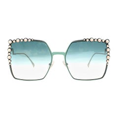 Fendi Aqua Can Eye Sunglasses one size