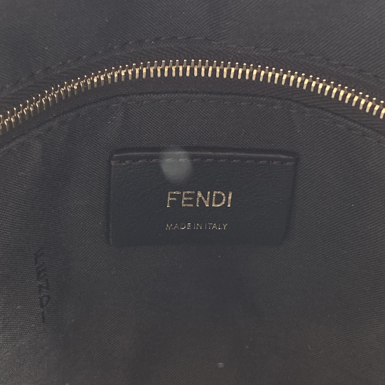 Fendi Baby Pink Velvet FF Embossed Mini Backpack Shoulder Bag 7