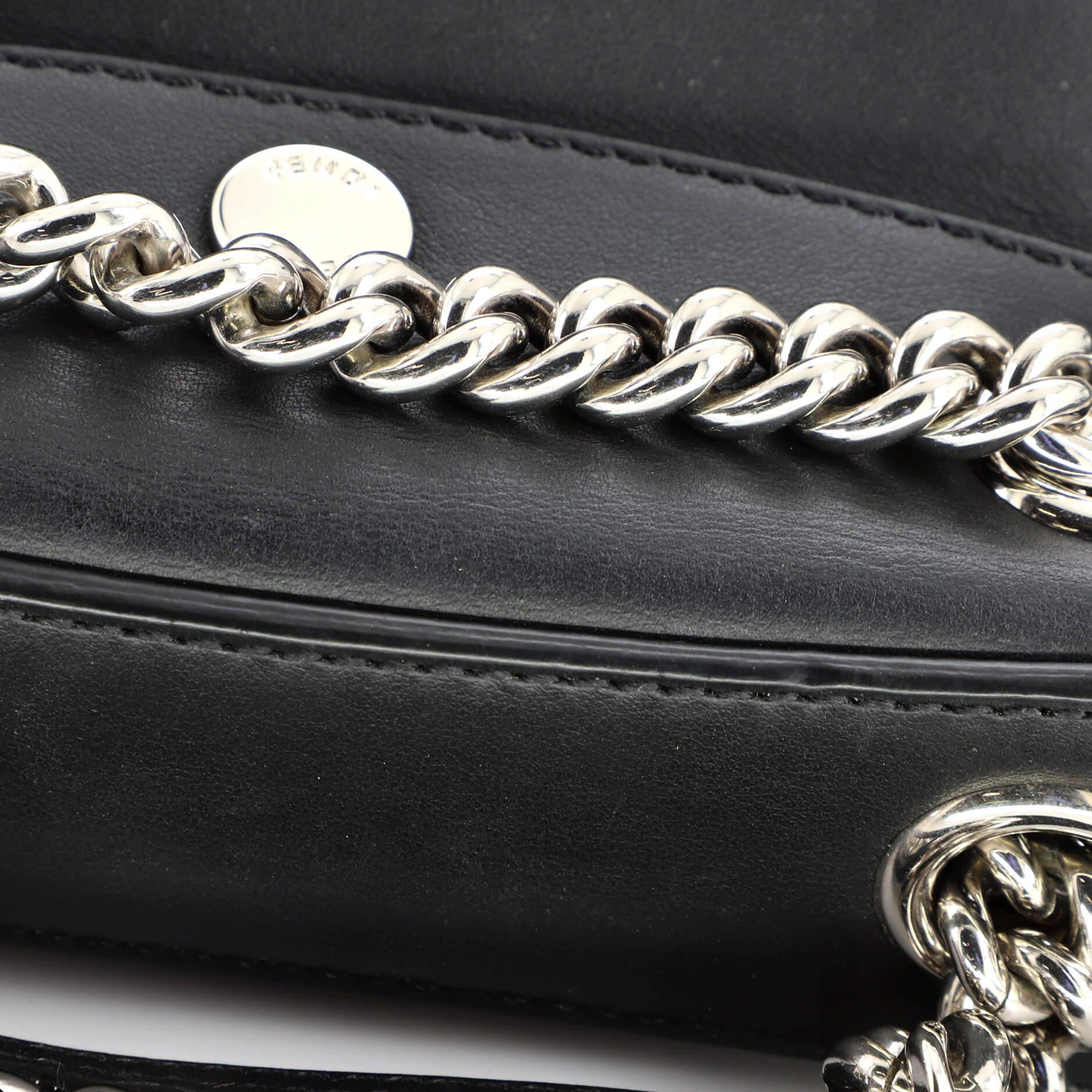 Fendi Back to School Backpack Pom Pom Leather Mini For Sale at 1stDibs