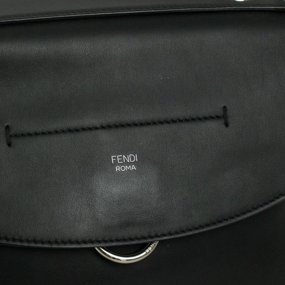 Fendi, Back to School in black leather For Sale 5