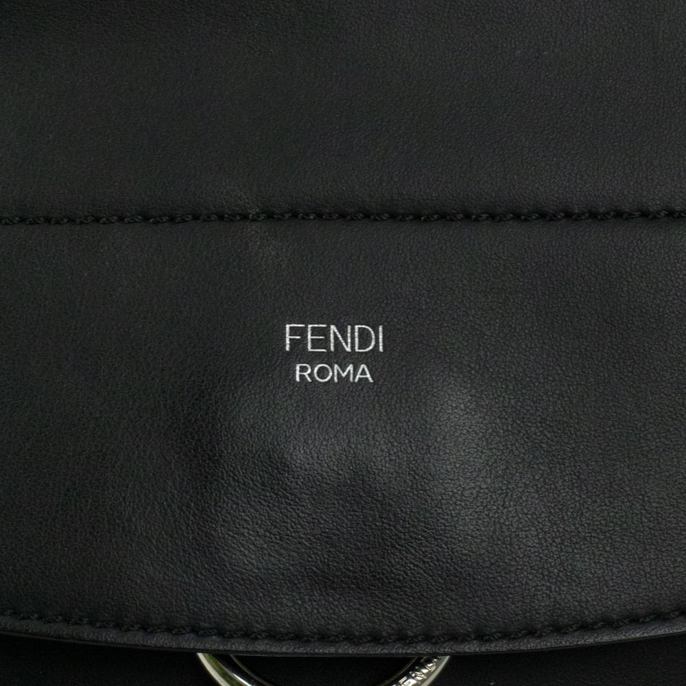 Fendi, Back to School in black leather For Sale 4