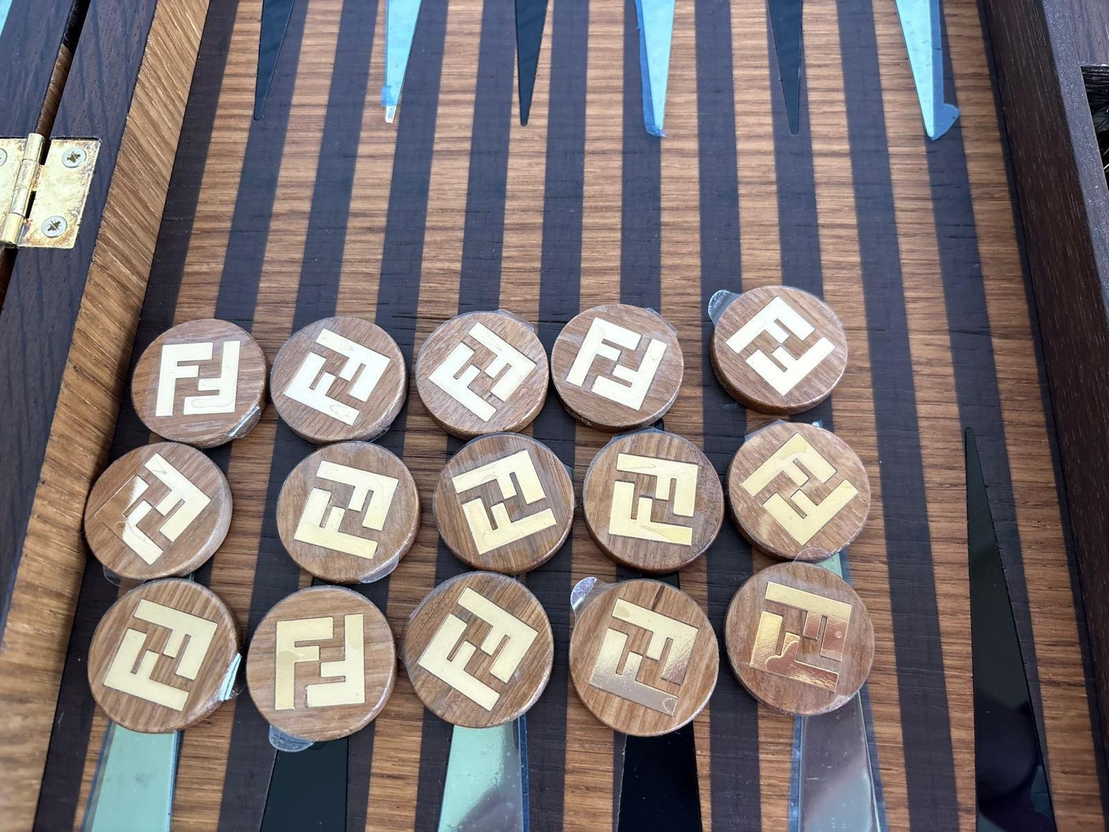 Set da gioco Backgammon di Fendi in vendita 7