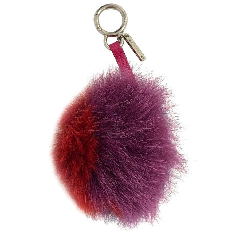 FENDI Bag Charm In Fur For Sale at 1stDibs