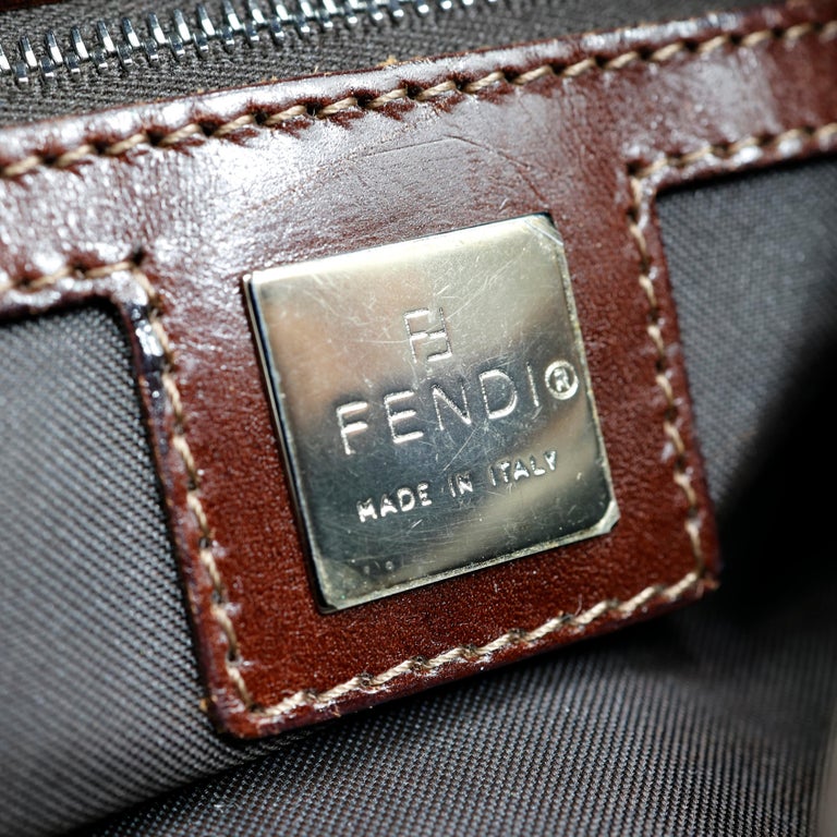 FENDI Bag Fendi Baguette Mamma in Pony-style brown calfskin For Sale at ...