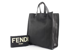 Fendi Bag Limited Monster Eyes 9fe0108 Black Nylon Tote