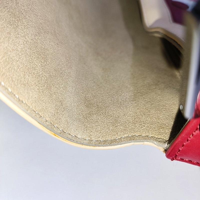 Fendi Baguette 1997 Re-edition Bird Motif Fur Leather Beige Shoulder bag 6