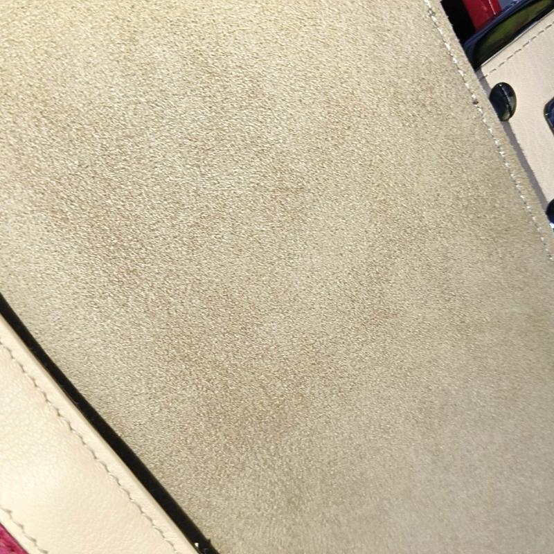 Fendi Baguette 1997 Re-edition Bird Motif Fur Leather Beige Shoulder bag 2