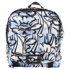Fendi Baguette Backpack Printed Nylon