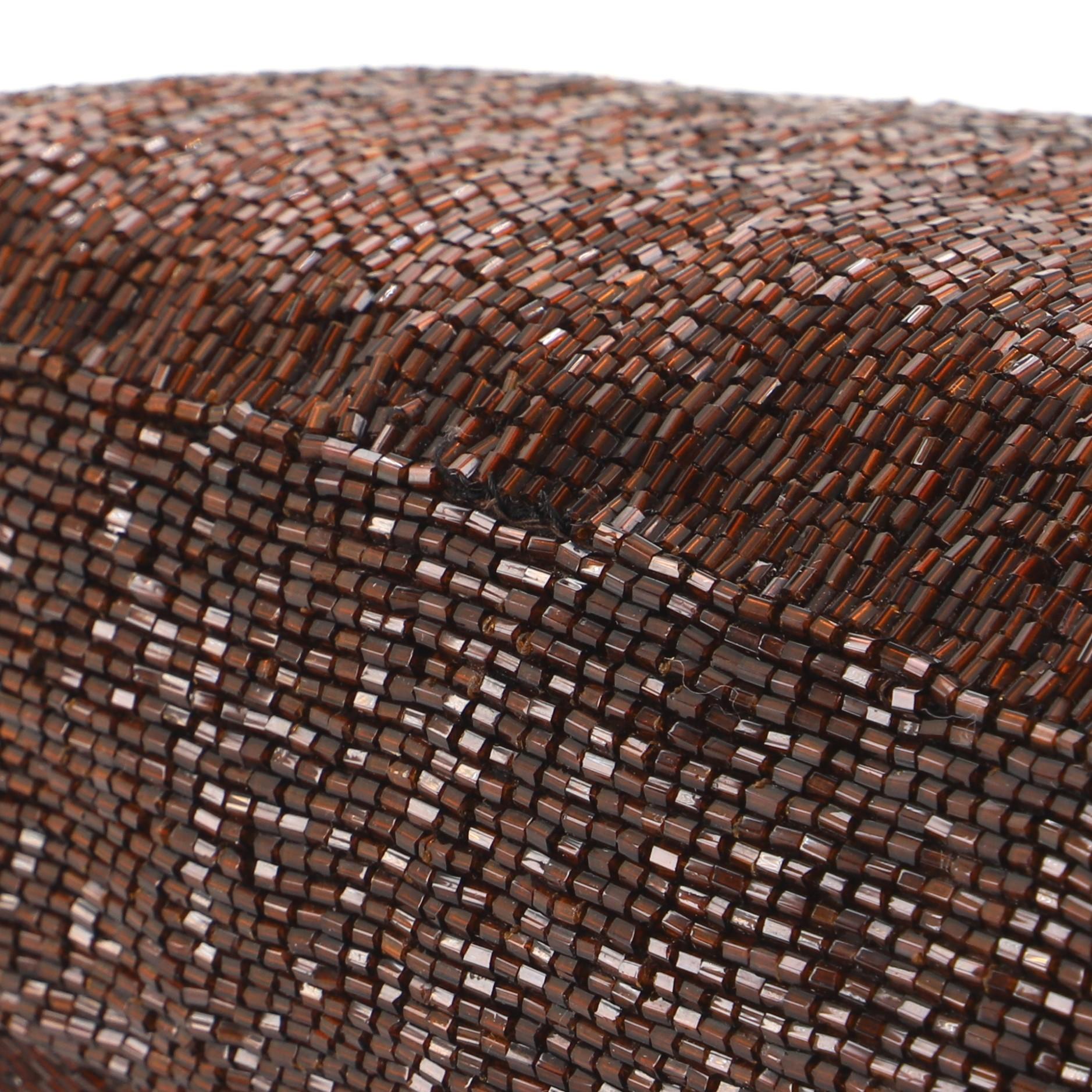 Fendi - Sac baguette en tissu perlé 2