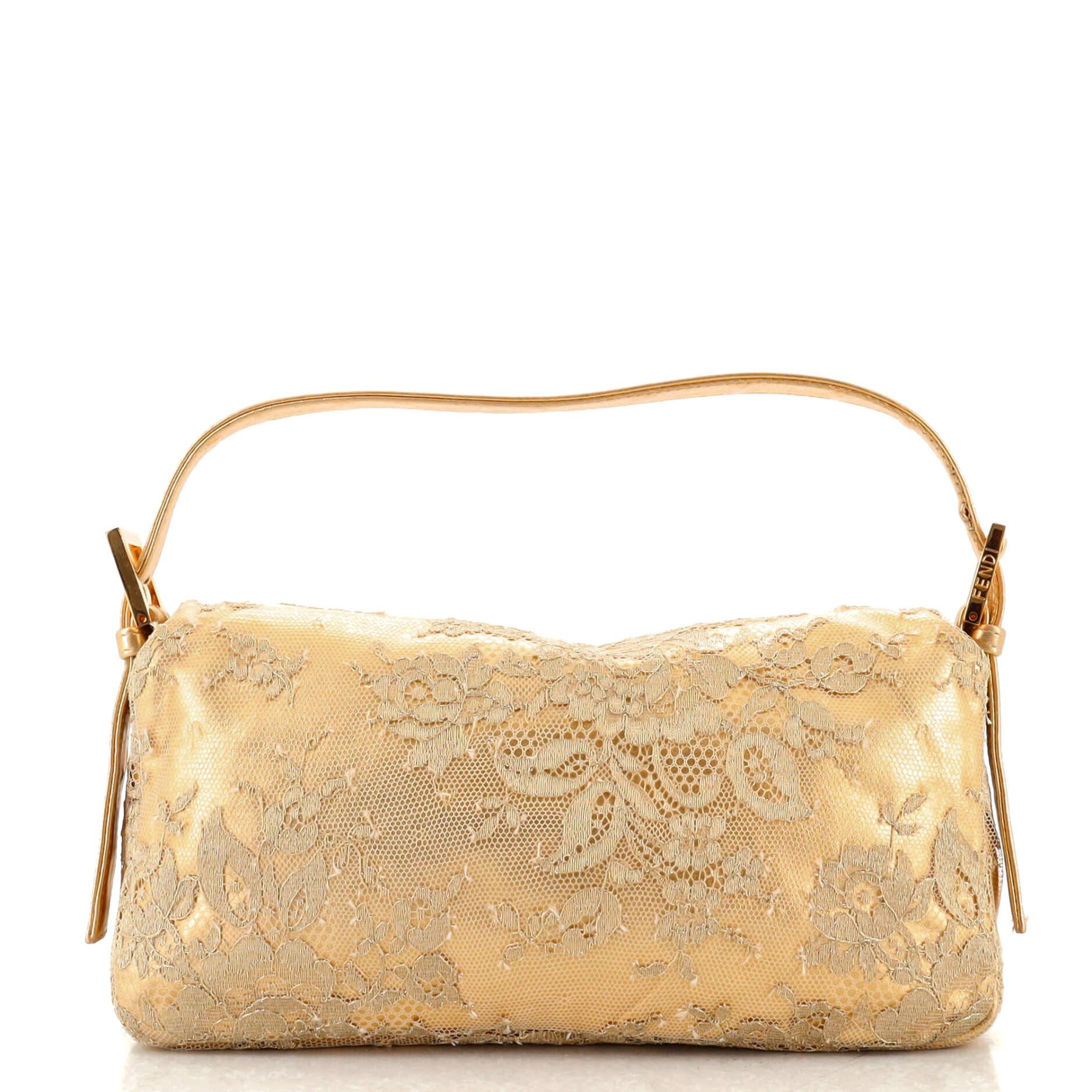 fendi lace baguette
