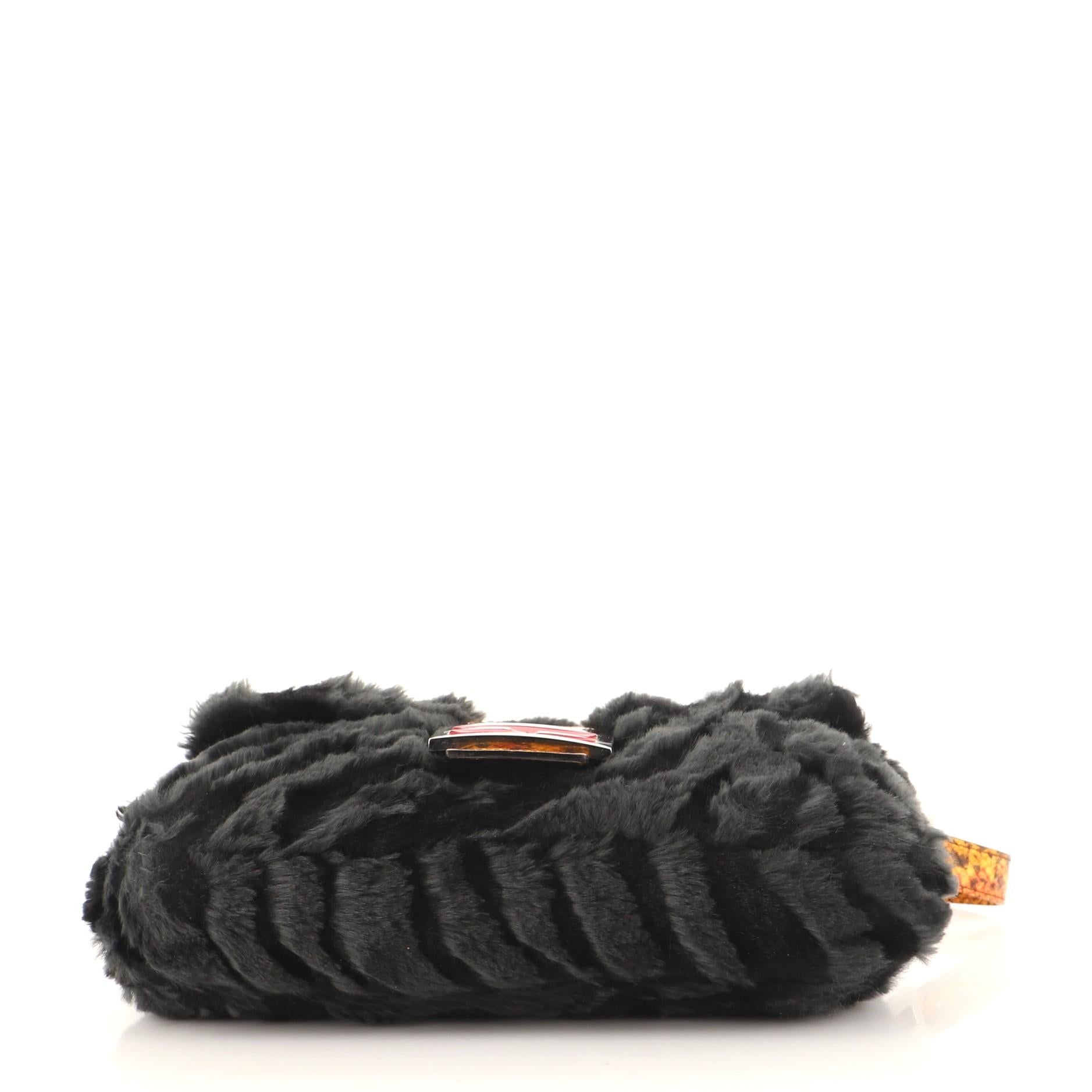 fendi fur baguette