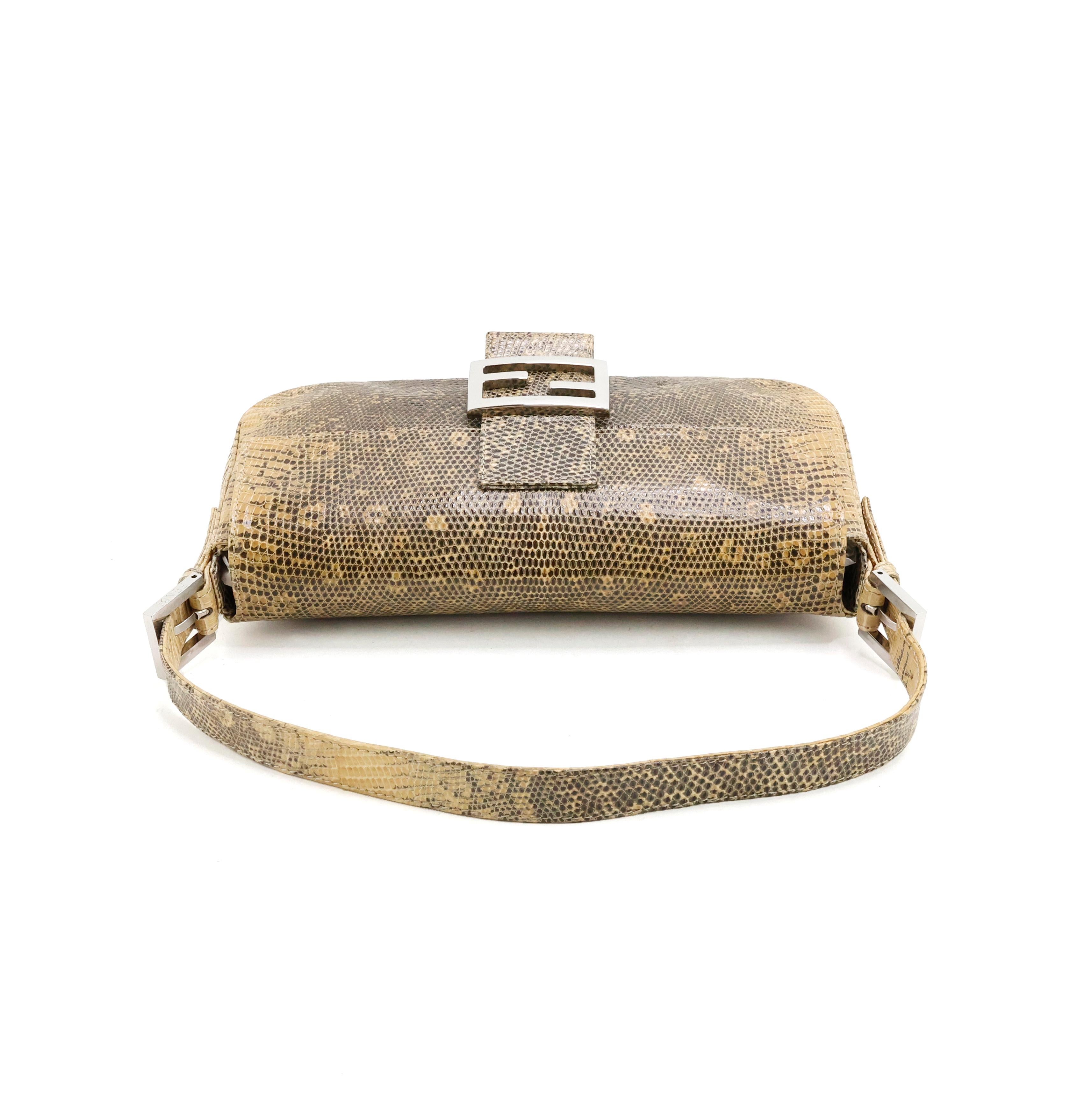 Fendi Baguette in Lizard leather 1