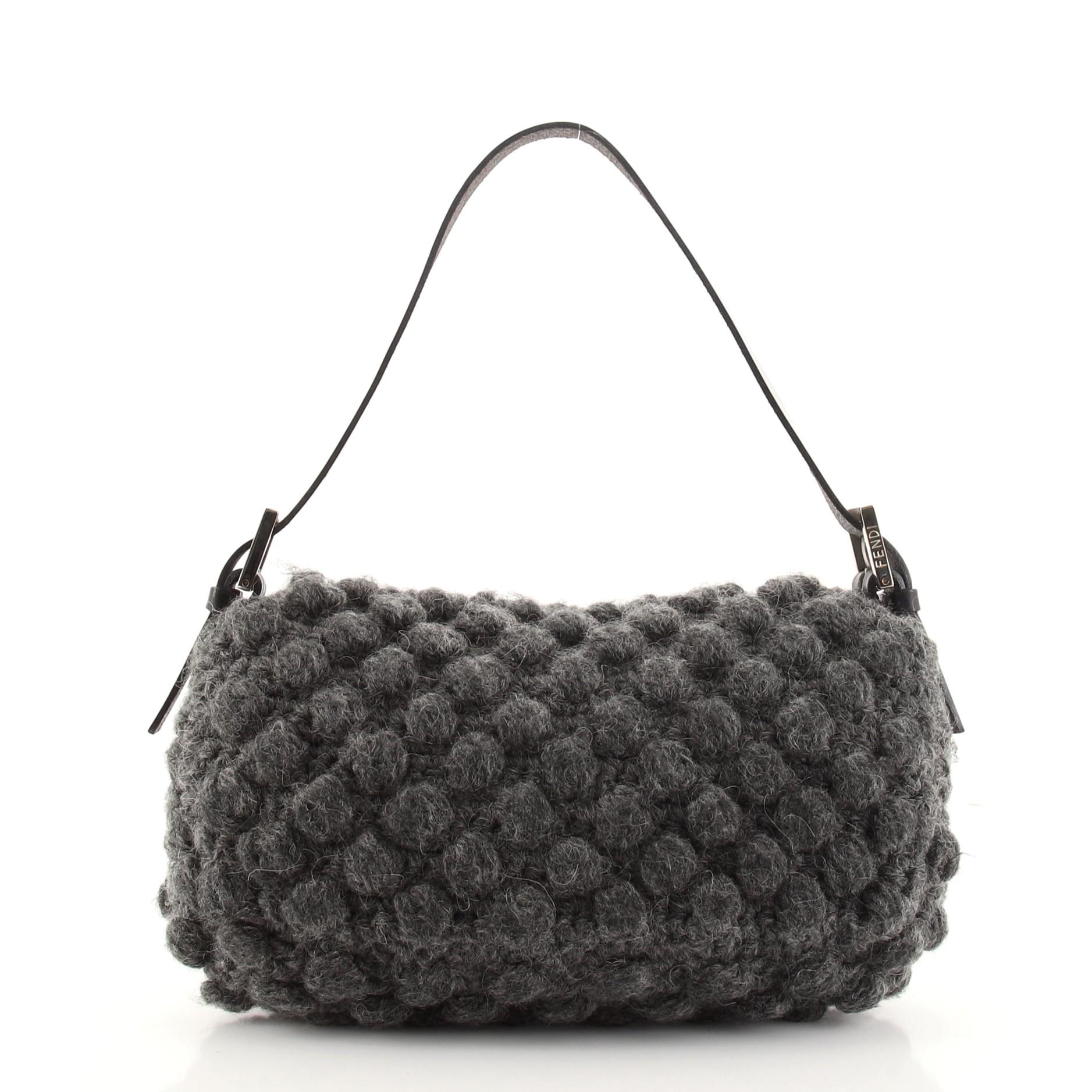 fendi knit baguette