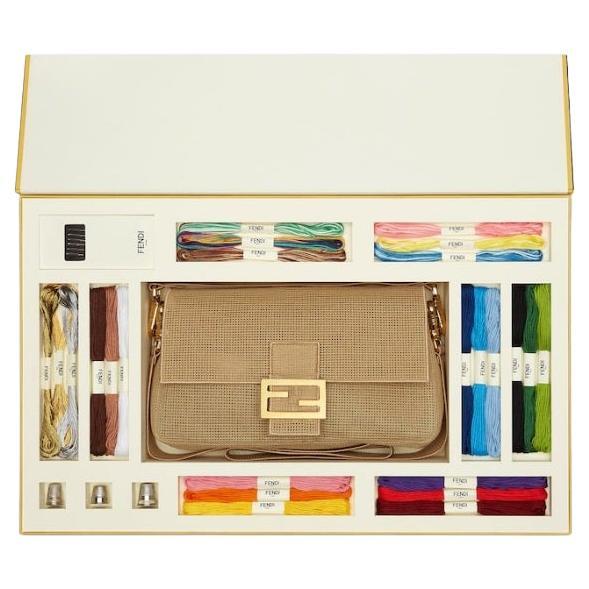 Fendi Baguette Bag With Embroidery Kit For Adding A Personal Touch  
