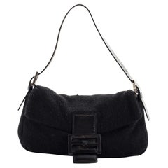 Fendi - Sac baguette en laine