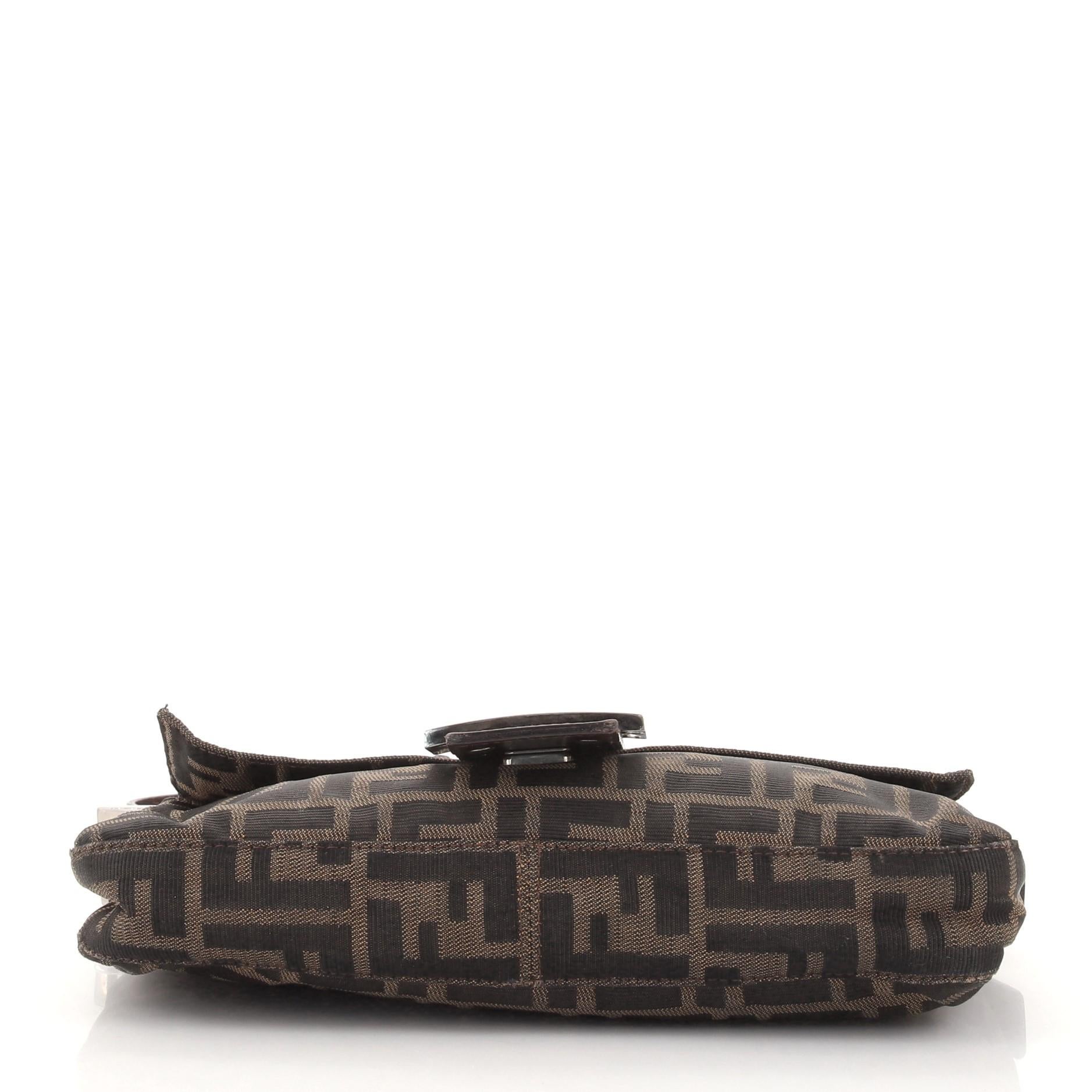 Fendi Baguette Bag Zucca Canvas In Good Condition In NY, NY