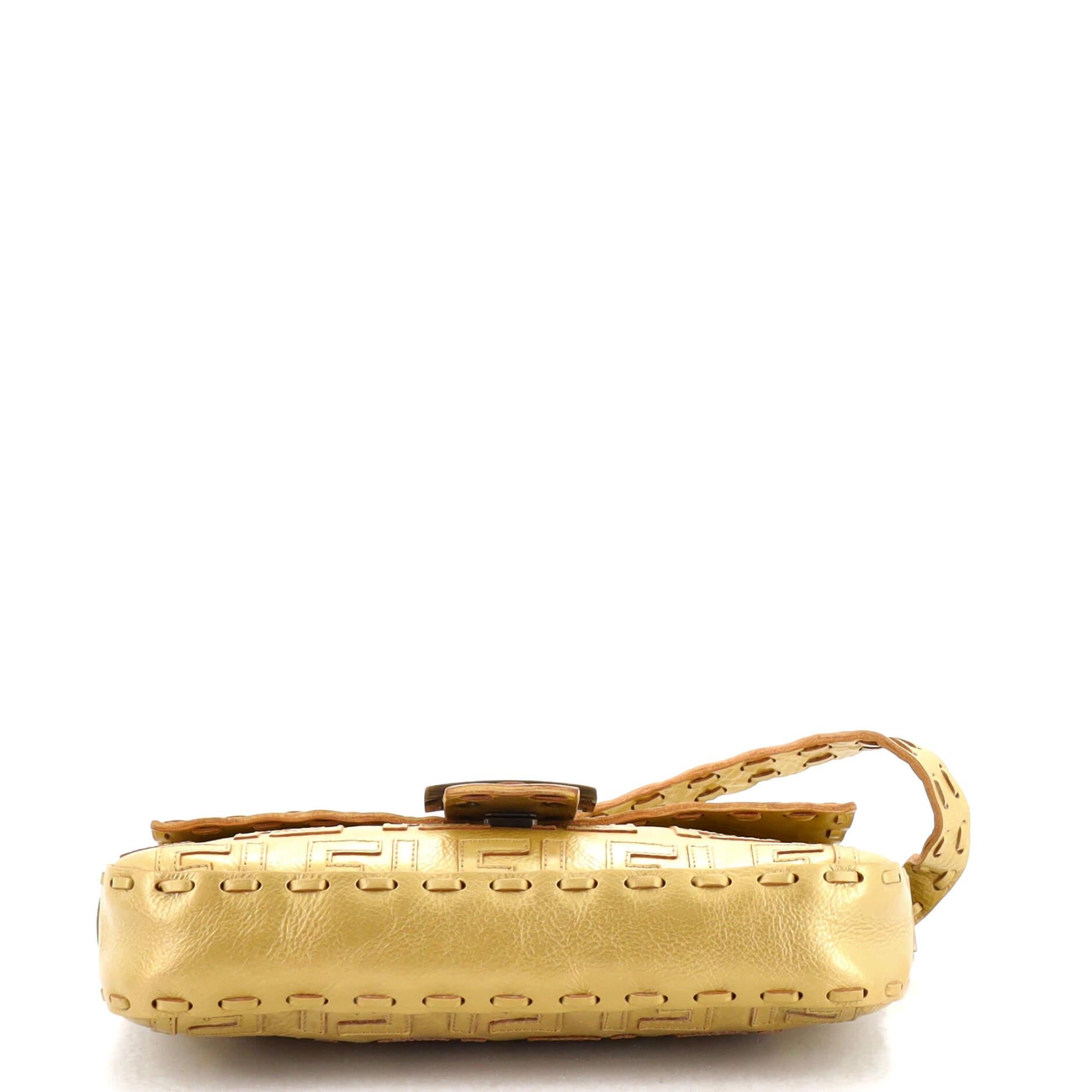 fendi baguette embroidered bag