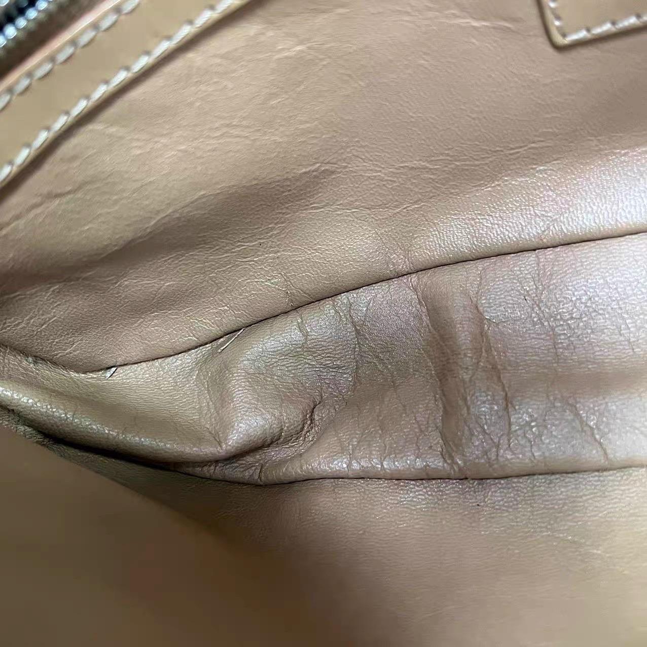 Fendi Baguette Beige Zucca Print Wool Leather Shoulder Bag en vente 13