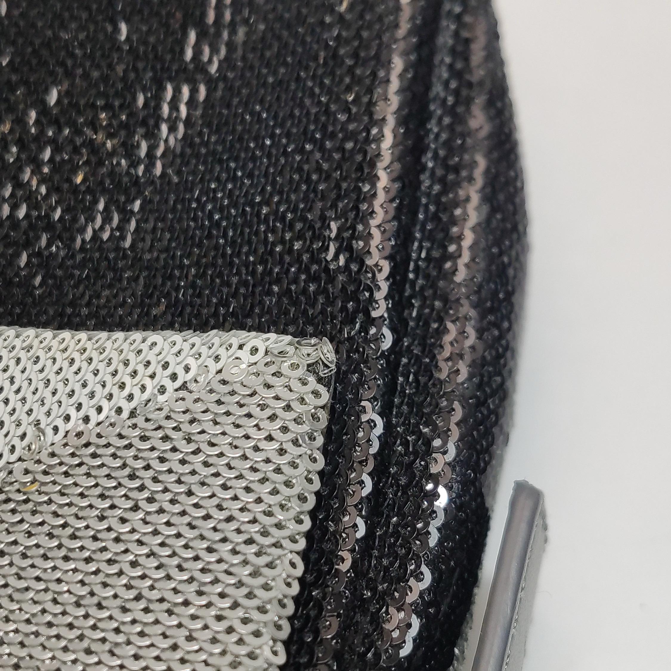 Fendi Baguette Blocks Abstract Pattern Glitter Sequin Shoulder bag For Sale 10