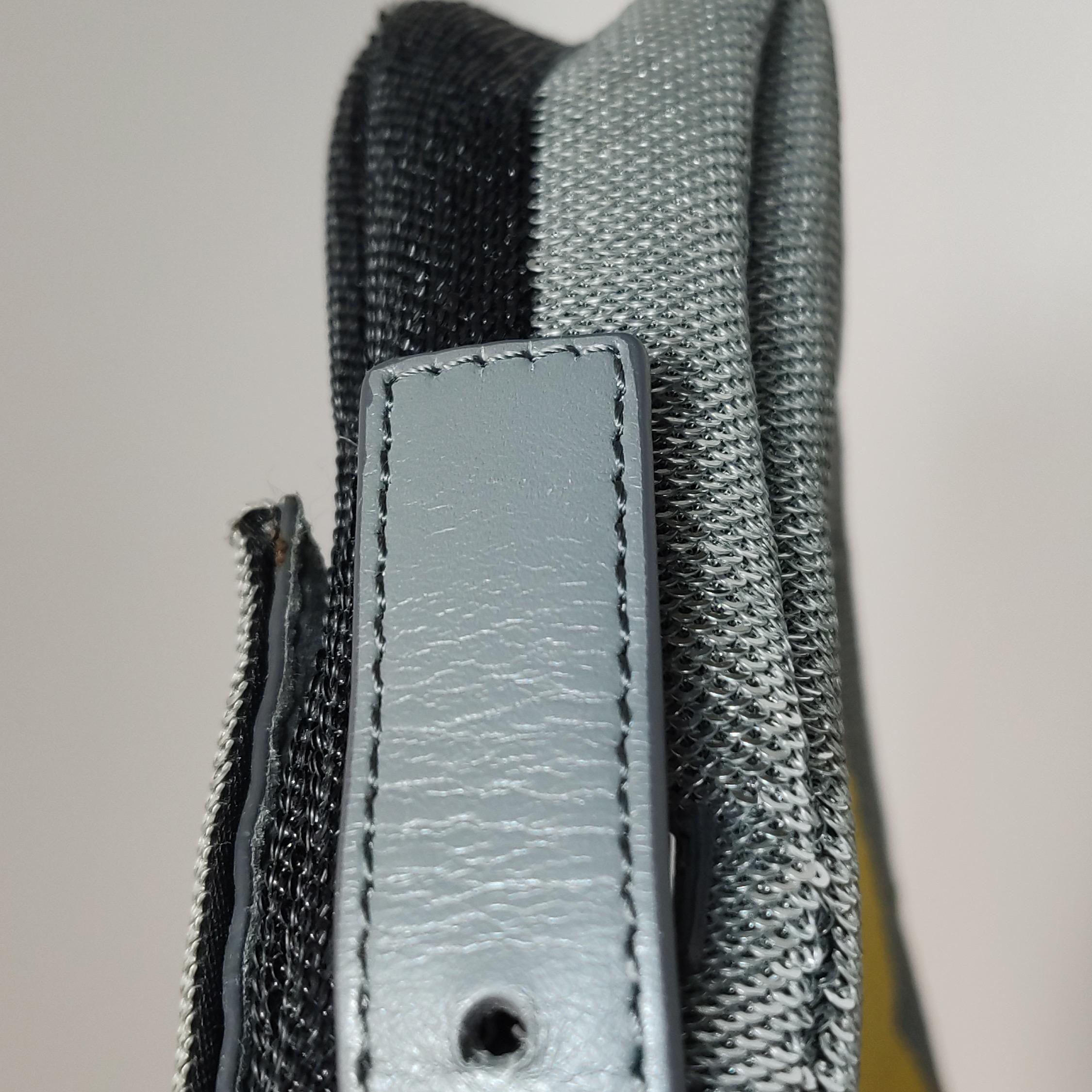 Fendi Baguette Blocks Abstract Pattern Glitter Sequin Shoulder bag For Sale 4