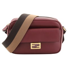 Fendi Baguette Camera Crossbody Bag Leather
