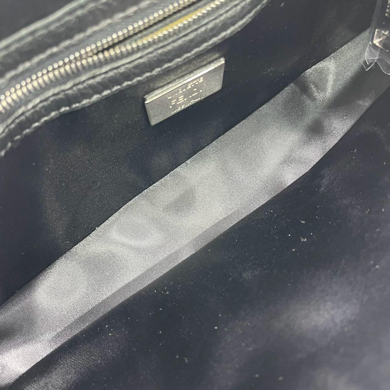 Fendi Baguette Cargo Multipocket Black Nylon 3-way Bag 3