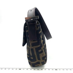 Fendi Baguette Classic Zucca Fendi Monogram With Stars Silver Hardware