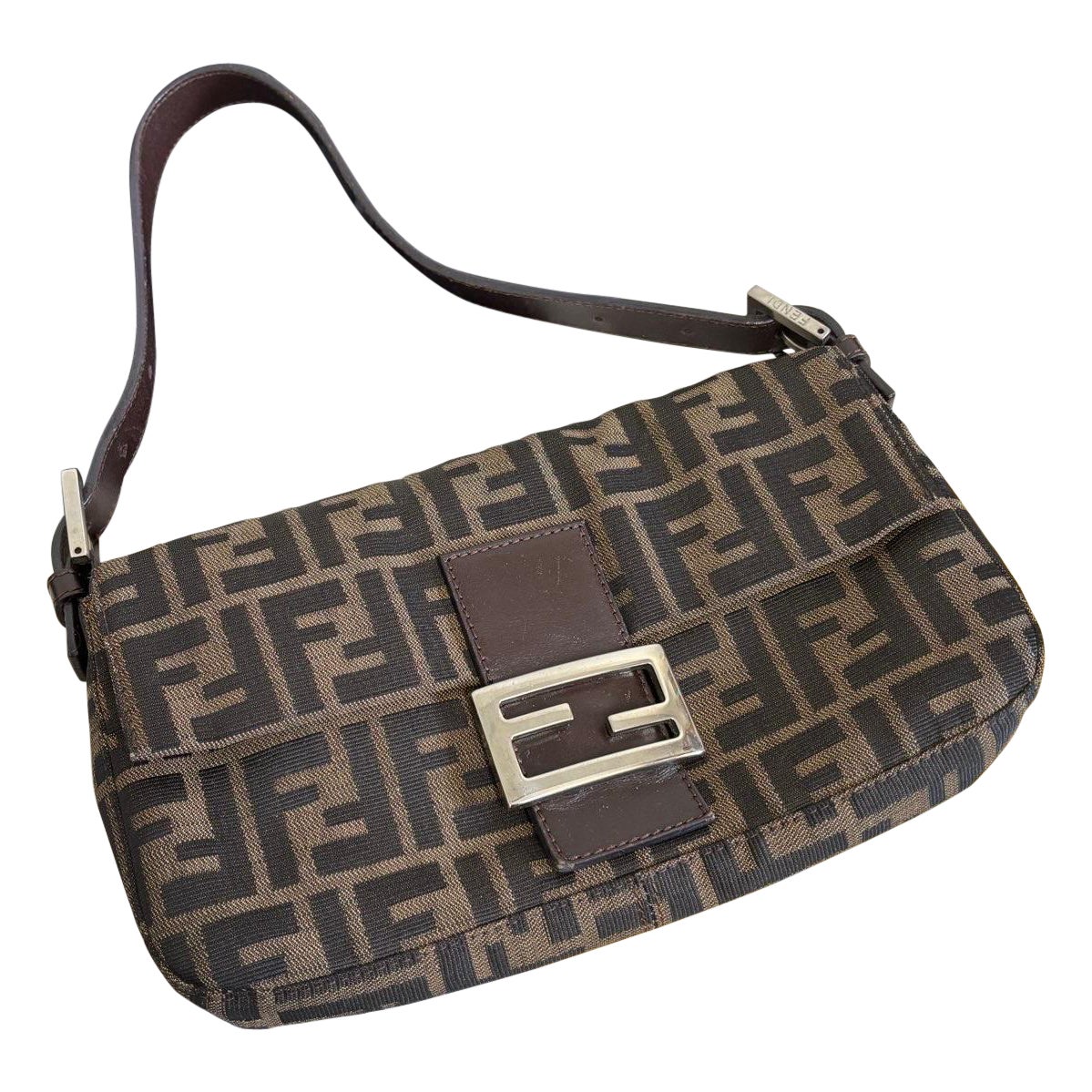 Fendi Baguette Classic Zucca Print Fendi Monogramme