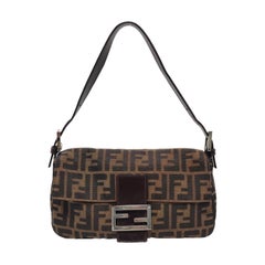 Fendi Baguette Classic Zucca Print Fendi Monogram