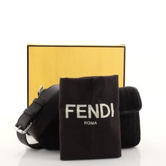 Fendi Baguette Convertible Belt Bag Zucca Mesh with Nylon and Rubber