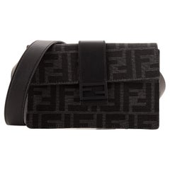 Fendi Baguette Convertible Pouch Zucca Canvas