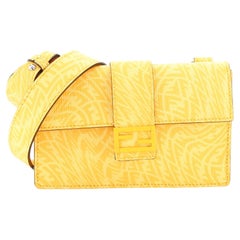 Fendi Boston Bag Zucchino Canvas Small For Sale at 1stDibs