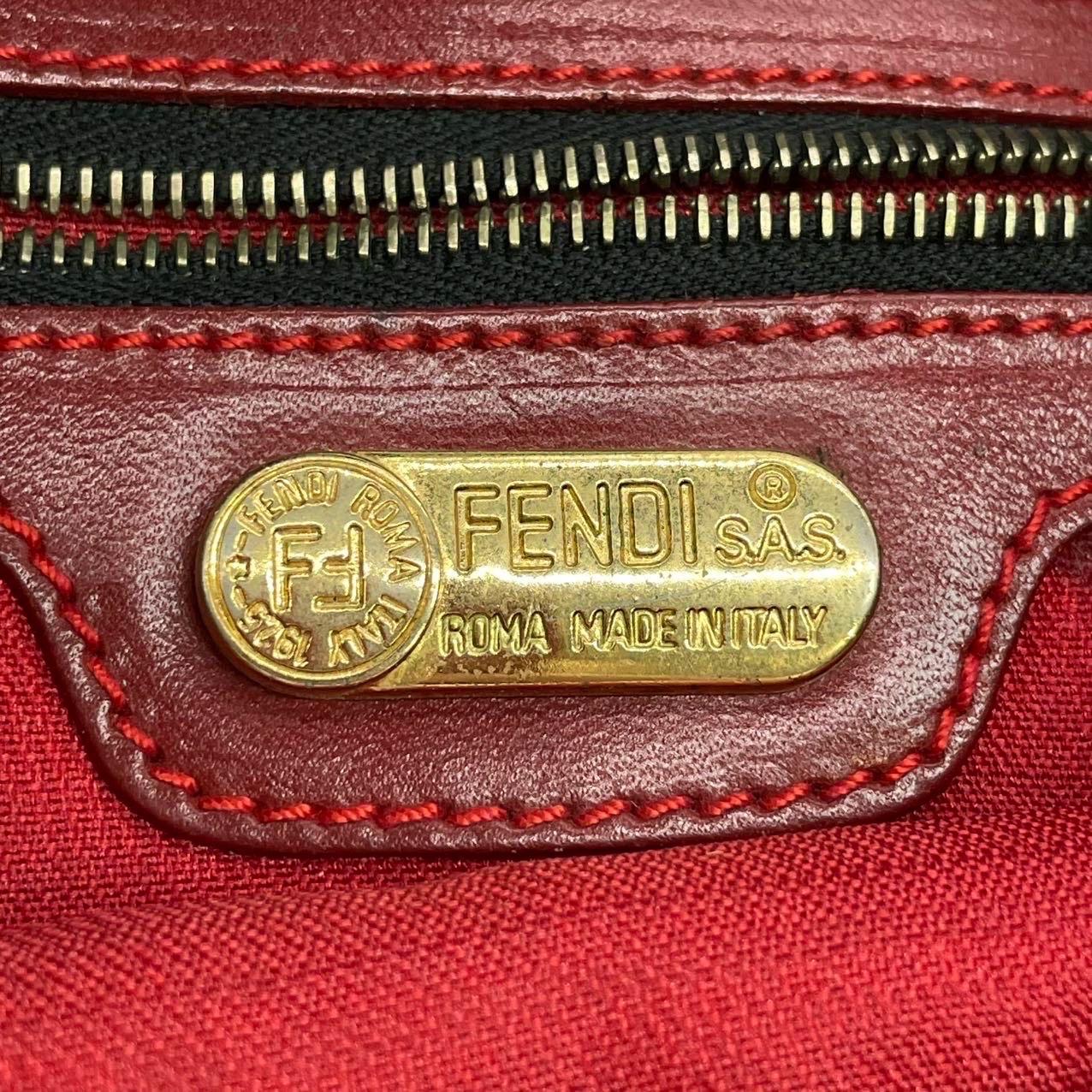 Fendi Baguette Denim Leopard Print with Red Leather Gold Hardware For Sale 3
