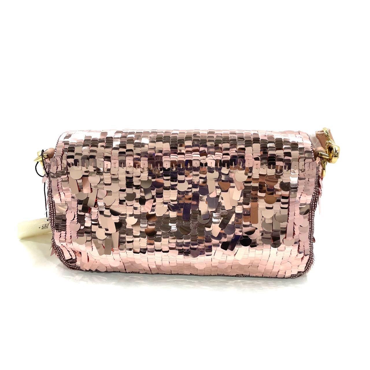 Fendi Baguette Glitter Pailletten Vitello Grace Sex & the City Baby Pink 1