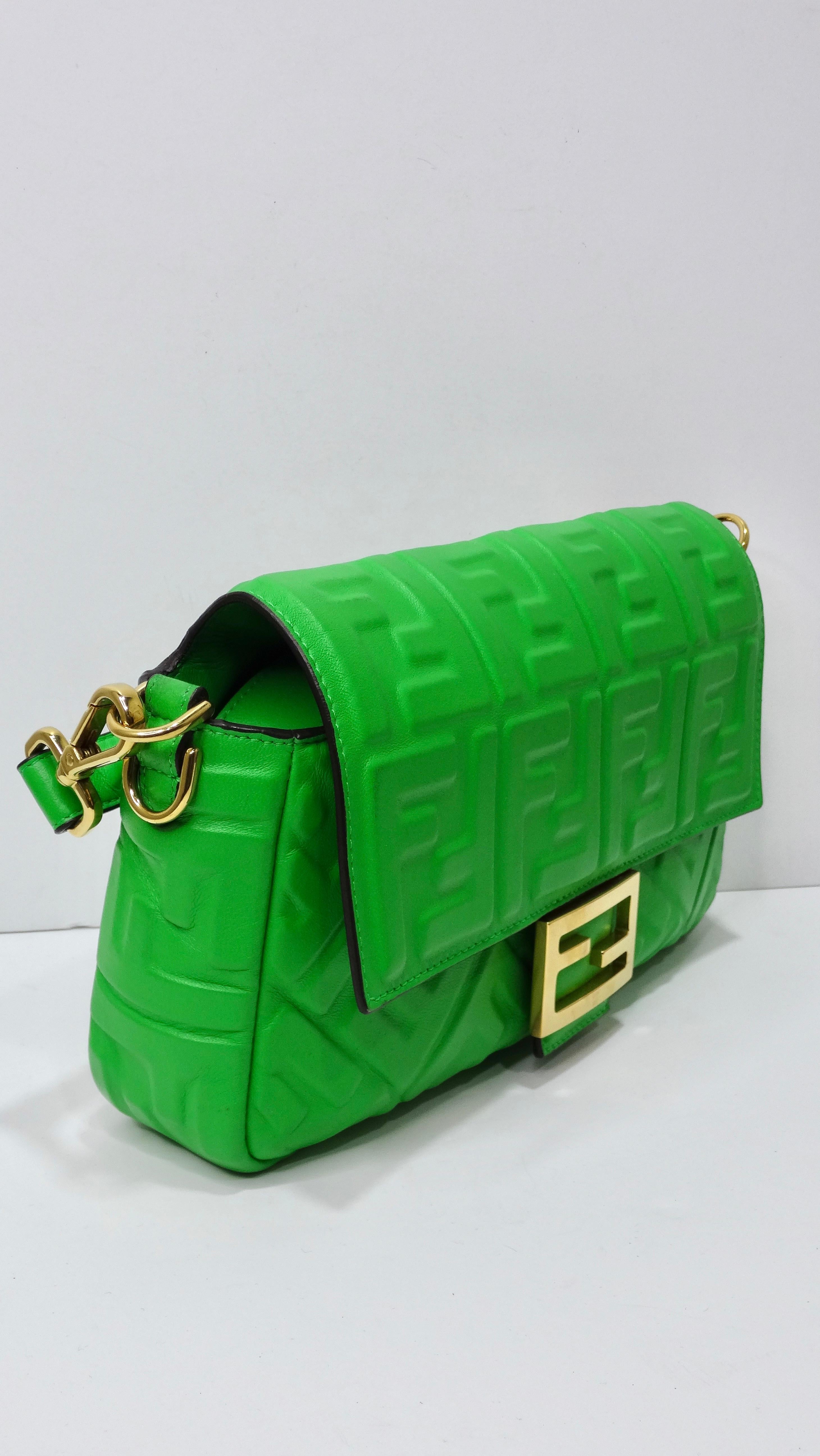 green fendi baguette