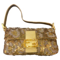 Fendi baguette in paillettes in ottime condizioni