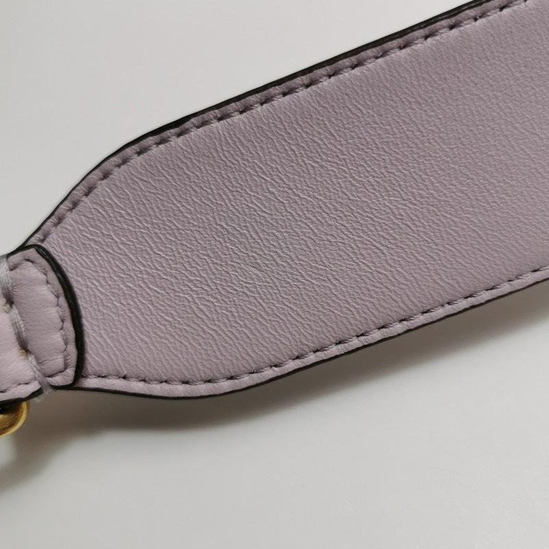 Fendi Baguette Lambskin Leather Crossbody Bag Medium Lavender 6