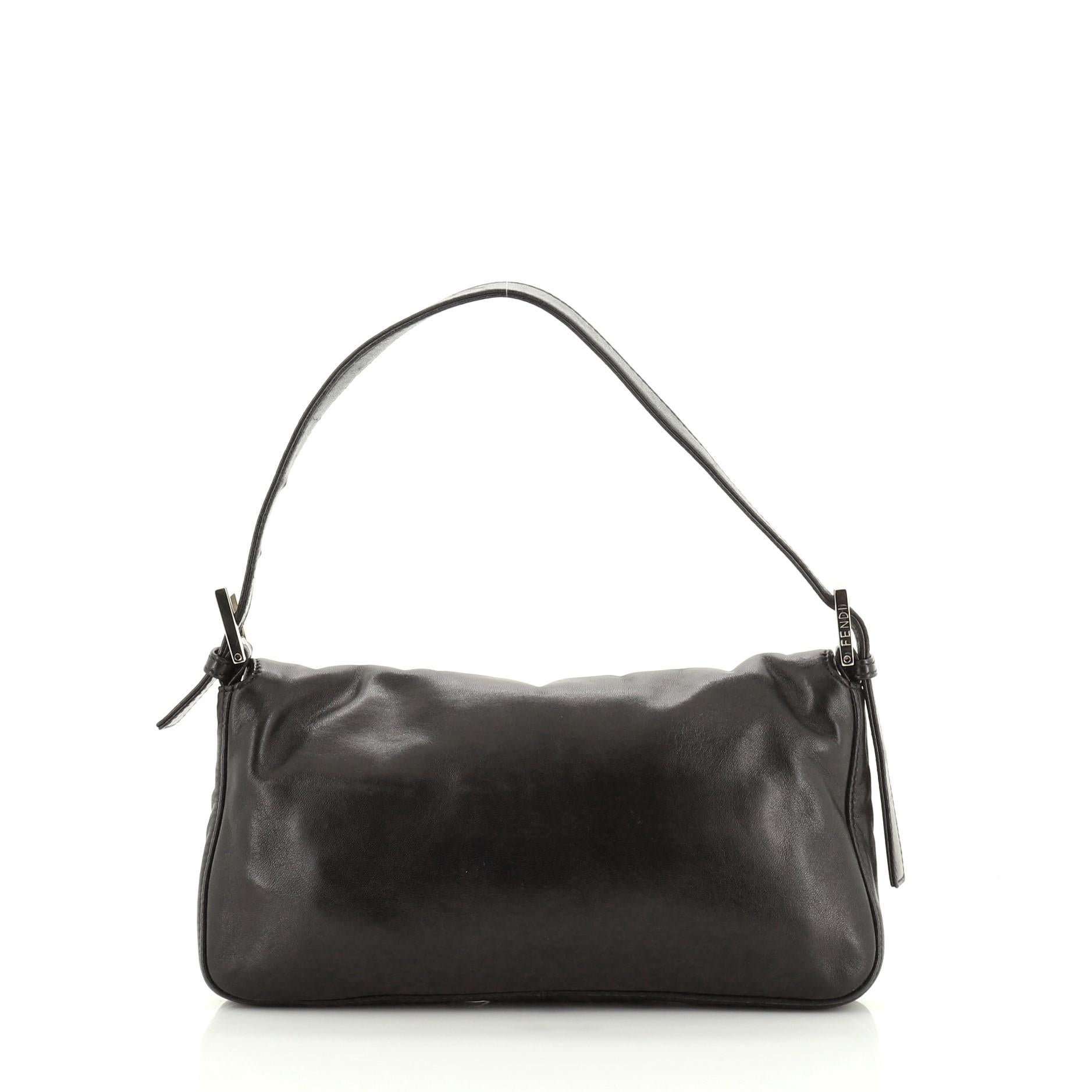 black fendi baguette