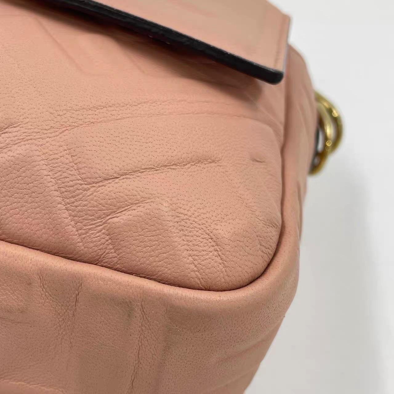 Fendi Baguette Light Pink Medium Lambskin Leather Crossbody Bag Gold Hardware For Sale 14