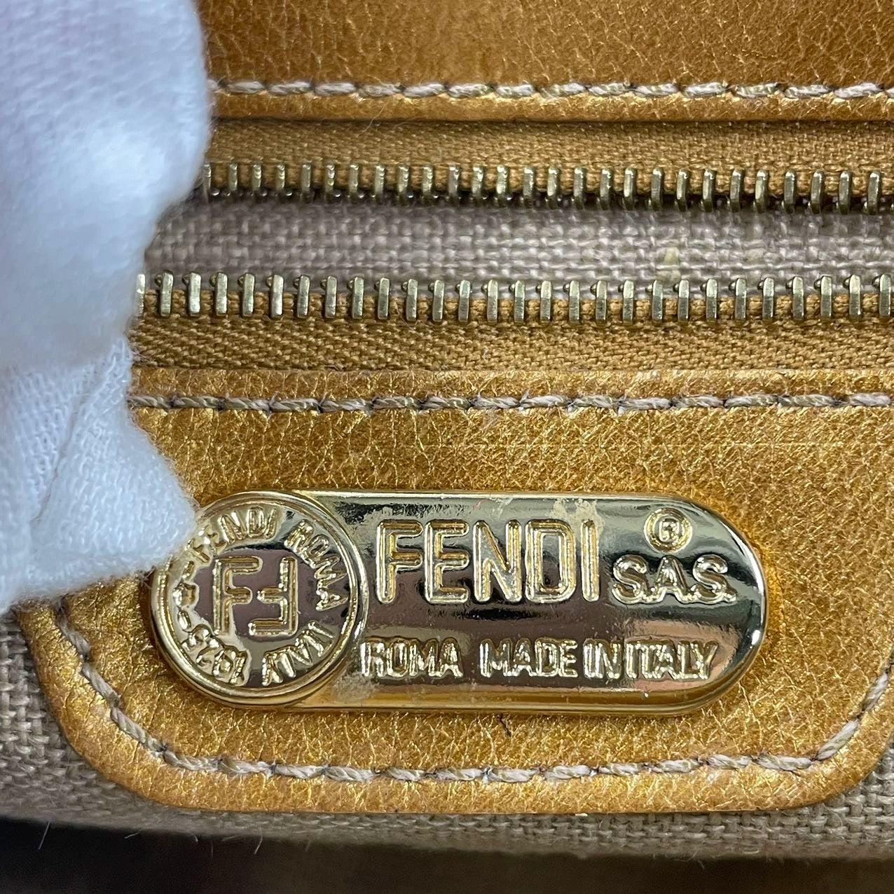 FENDI Baguette Lilac Purple Glitter beads and Gold Leather 2