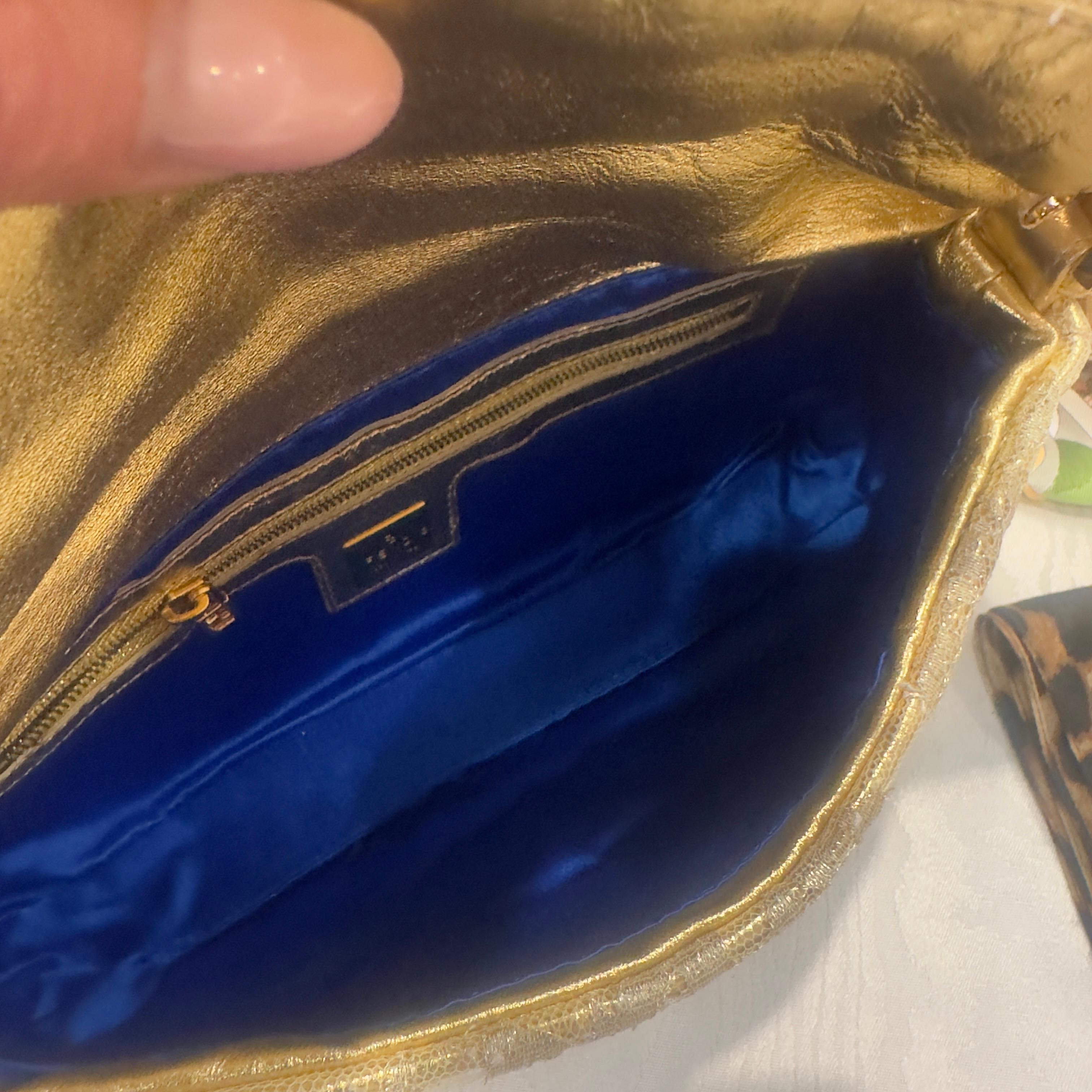 Fendi baguette limited edition pari al nuovo in vendita 8