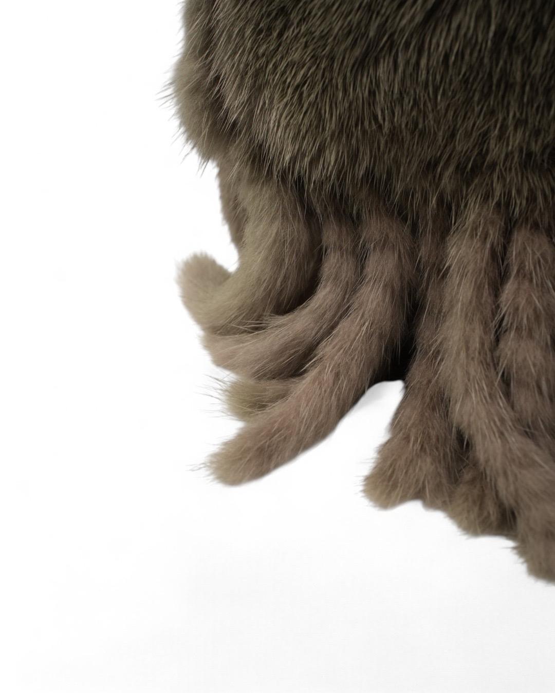 Fendi Baguette Medium Tortora en vente 2