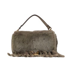 Fendi Baguette Media Tortora