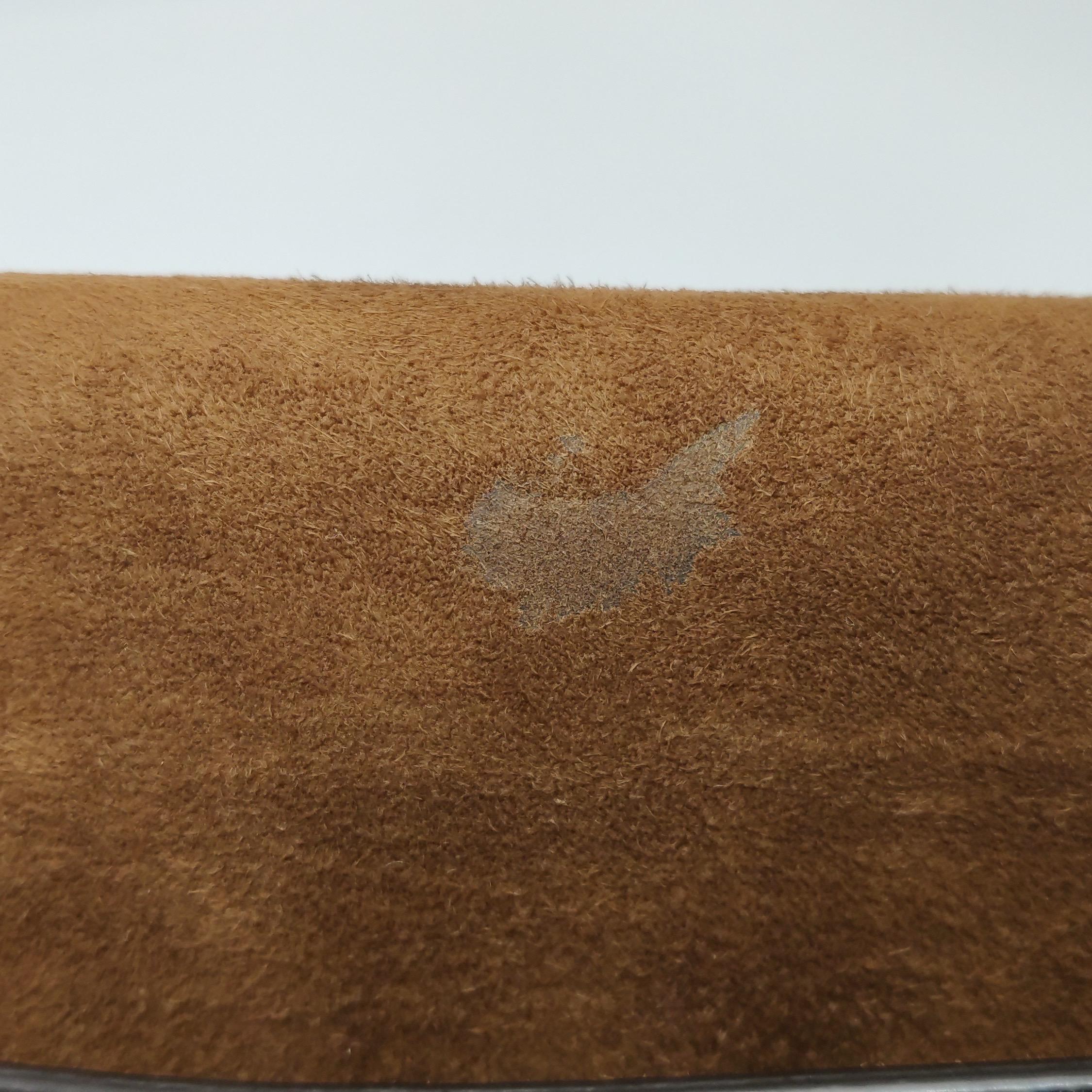 Fendi Baguette Mini Brown Suede Gold Hardware Crossbody Bag 11