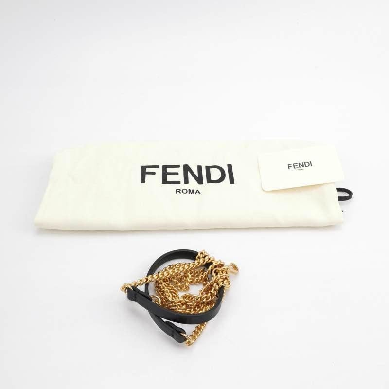 Fendi Baguette Mini Multicolor FF Zucca Canvas Crossbody Bag 5