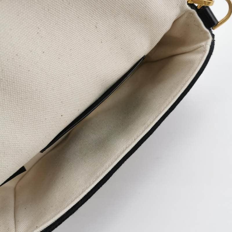 Fendi Baguette Mini Multicolor FF Zucca Canvas Crossbody Bag 2